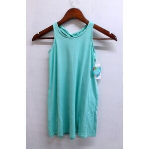 Breaking Waves Kids Girls‎ Sea Breeze Tank Top Size 7 Aqua / #2697